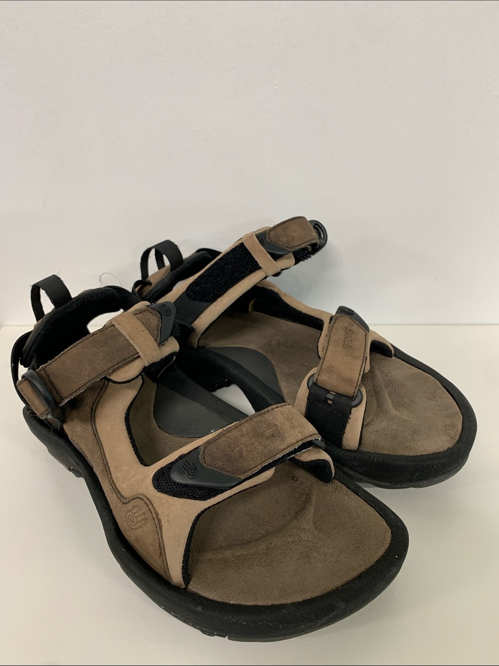 Teva Men's Terraluxe Leather Driftwood/Brown Color